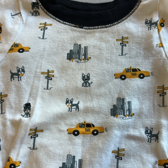 Bundles - Set of 3 Short sleeve Baby Onesies - Black, Blue, and White - Picture 6 of 7